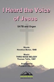 I Heard the Voice of Jesus SATB choral sheet music cover Thumbnail